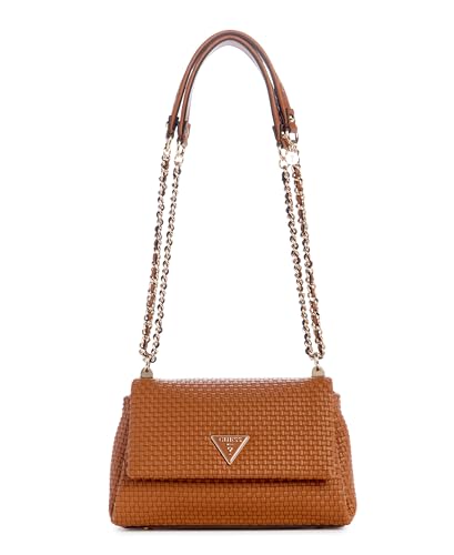 GUESS Damen Etel Convertilble Flap, wandelbare Umhängetasche, Crossbody-Klappe, Cognac GUESS Damen Etel Convertilble Flap, wandelbare Umhängetasche, Crossbody-Klappe, Cognac von GUESS