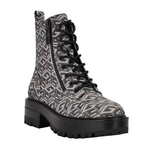 GUESS Damen Fearne Springerstiefel, Schwarz 008, 40 EU von GUESS