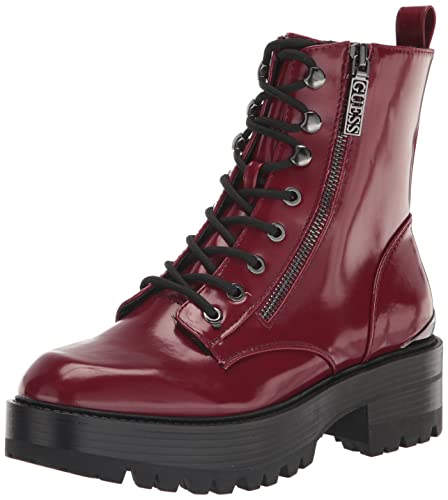 GUESS Damen Fearne Stiefelette, Cherry Red 610, 37.5 EU von GUESS