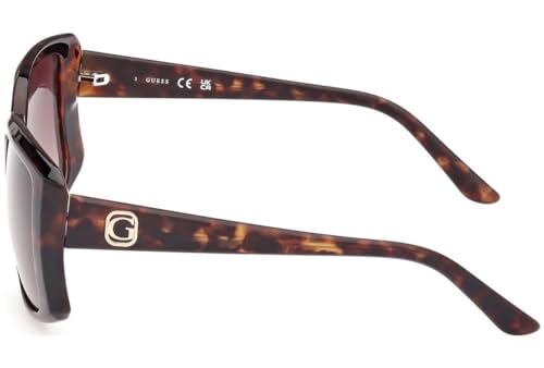 GUESS Unisex GU00097 Sonnenbrille, Dark Havana, 53 von GUESS