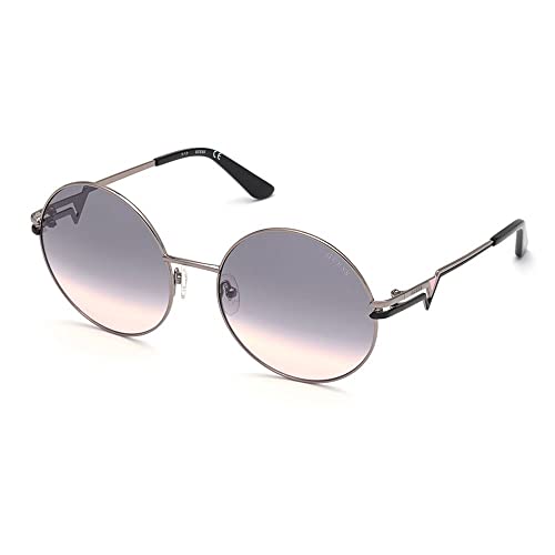GUESS Damen GU7734 Sonnenbrille, Shiny Light nickeltin, 60 von GUESS