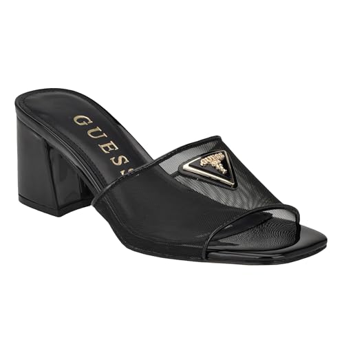 GUESS Damen Gables Sandale mit Absatz, Schwarz 001, 39.5 EU von GUESS