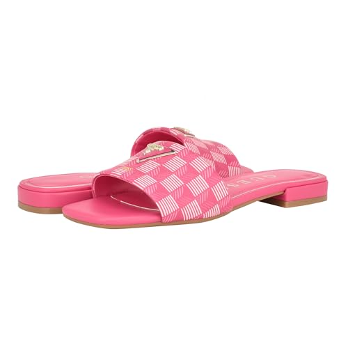 GUESS Damen Gezähmt Flache Sandale, Fuchsia Pink 660, 40 EU von GUESS