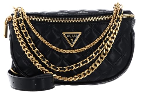 GUESS Damen Giully Gürteltasche, Hüfttasche, Schwarz von GUESS