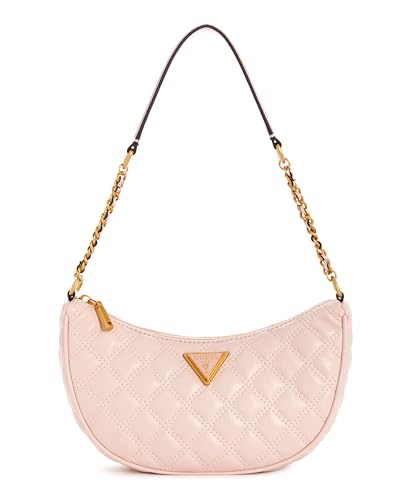 GUESS Damen Giully Top Zip Shoulder Schultertasche, Reißverschluss Oben, Hellrosa von GUESS