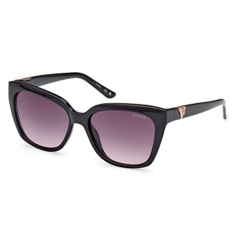 GUESS Damen Gu7878 Sonnenbrille, schwarz (Shiny Black), 55/16/140 von GUESS