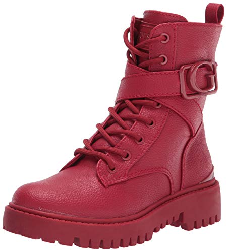 GUESS Damen Gworana Springerstiefel, Rot/Ausflug, einfarbig (Getaway Solids), 36.5 EU von GUESS