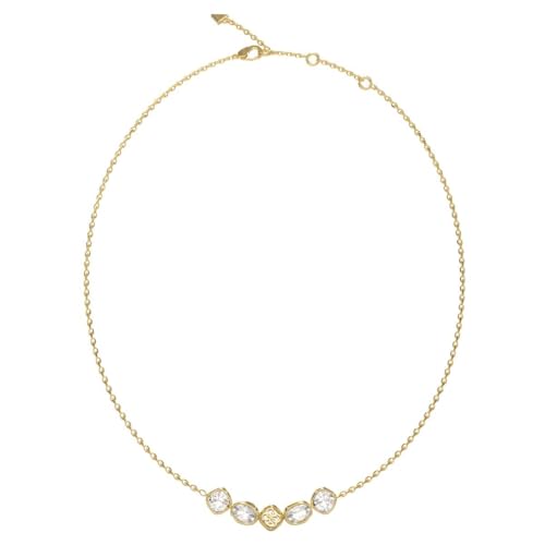 GUESS Damen-Halskette 4G Multi Crystals Goldfarben JUBN05569JWYGT/U von GUESS