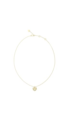 GUESS Damen-Halskette mit Herz Goldfarben JUBN05463JWYGT/U von GUESS