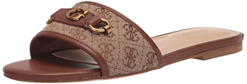 GUESS Damen Hammi Sandale, Braun Multi 210, 37.5 EU von GUESS