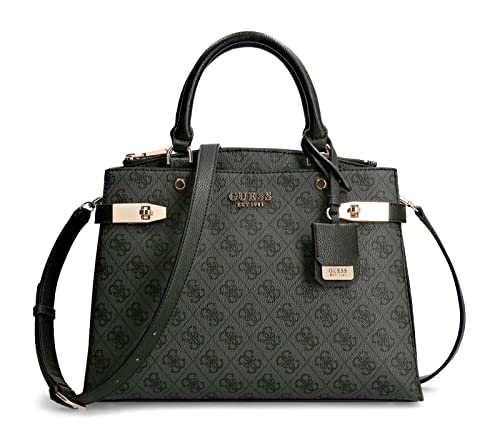 GUESS Damen Handtasche Zadie schwarz/gold/dunkelgrau One Size von GUESS