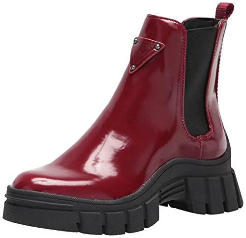 GUESS Damen Hestia Springerstiefel, Red Excursion Plain Getaway Solids, 40 EU von GUESS