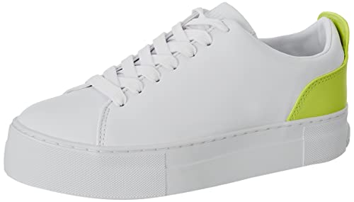 GUESS Damen Ja5 Oxford-Schuh, White Lime, 37 EU von GUESS