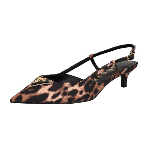 GUESS Damen Jesson Pumps, Cheetah Print 210, 40 EU von GUESS