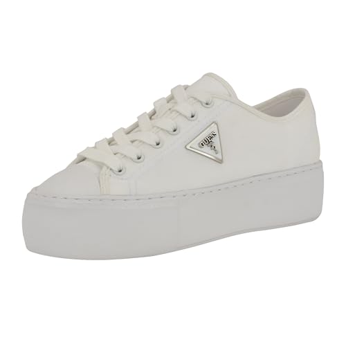 GUESS Damen Joezi Sneaker, Weiß 140, 38 EU von GUESS