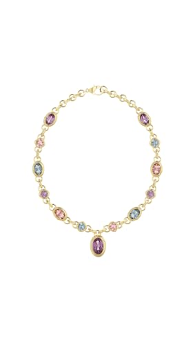 GUESS Damen-Kette Multi Crystals Goldfarben JUBN05310JWYGMCT/U von GUESS