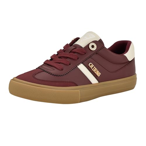 GUESS Damen Loui Sneaker, Medium Red/White 600, 38 EU von GUESS