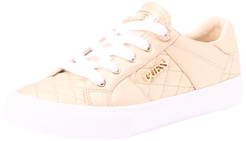 GUESS Damen Loven Sneaker, Gold, 11 von GUESS