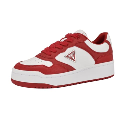GUESS Damen Miram Sneaker, Red/White 610, 37 EU von GUESS