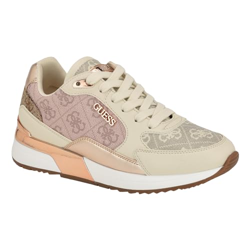 Guess Damen Moxea Sneaker, Light Pink Logo Multi 684, 37 EU von GUESS