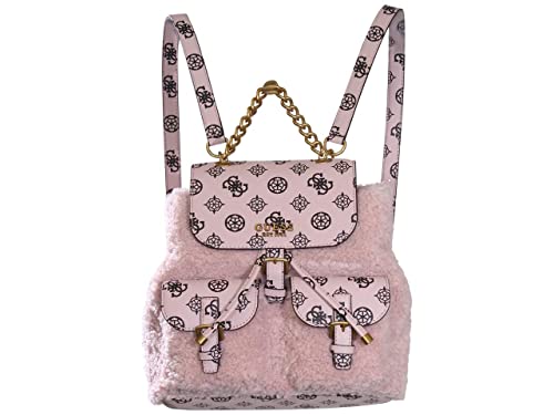 GUESS Damen No Limit Flap Backpack Rucksack, Klappe, Pink Multi, Einheitsgröße von GUESS