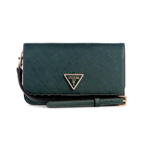 GUESS Damen Noelle Flap Organizer, Crossbody-Klappe, Wald von GUESS