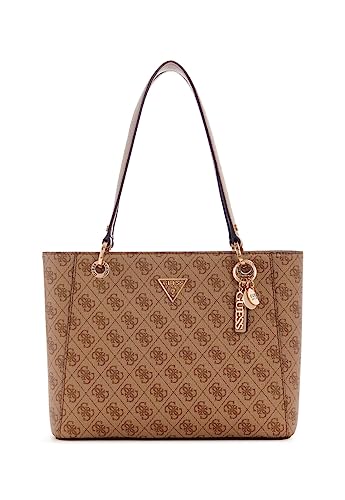 GUESS Damen Noelle Noel, klein Tragetasche, Schultertasche, Latte-Logo von GUESS