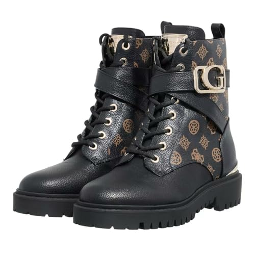 GUESS Damen ORANA/Stivaletto (Bootie)/Leat Hohe Stiefel, Dunkelbraun, 36 EU von GUESS