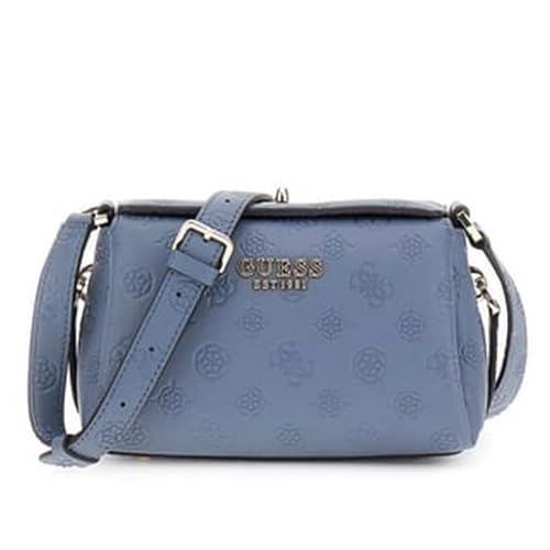 GUESS Damen Phoebe Mini Crossbody Bag Umhängetasche, Schiefer-Logo von GUESS