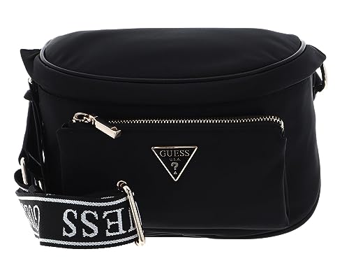 GUESS Damen Power Play Mini Sling Tragetasche, Bauchtasche, Schwarz von GUESS