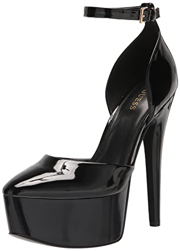 GUESS Damen Rachal Pumps, Black Patent 001, 39 EU von GUESS