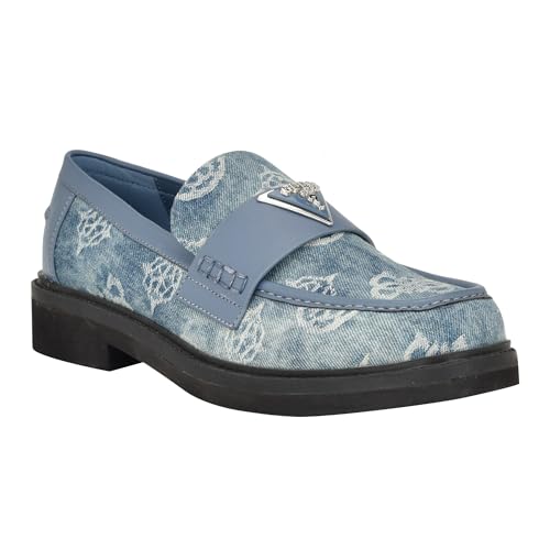 GUESS Damen Shatha Slipper, Denim, 40 EU von GUESS