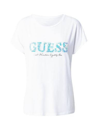 GUESS Damen Shirt weiß/Silber XS von GUESS