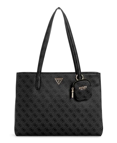 GUESS Damen Shopper Power Play Coal Logo von GUESS