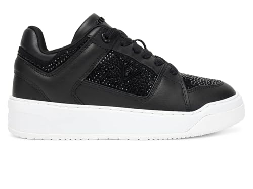 GUESS Damen-Sneaker Delove2 Black D26GU12 FLTDL2LEA12, Schwarz , 40 EU von GUESS