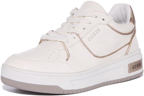 GUESS Damen Sneaker Low Tokyo Gold/naturweiß 37 von Guess