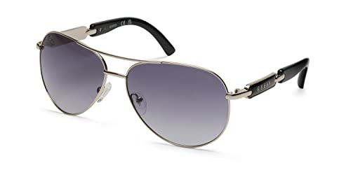 GUESS Damen Sonnenbrille aus Metall, Gold / Gradient Smoke, 60mm GUESS Damen Sonnenbrille aus Metall, Gold / Gradient Smoke, 60mm von Guess