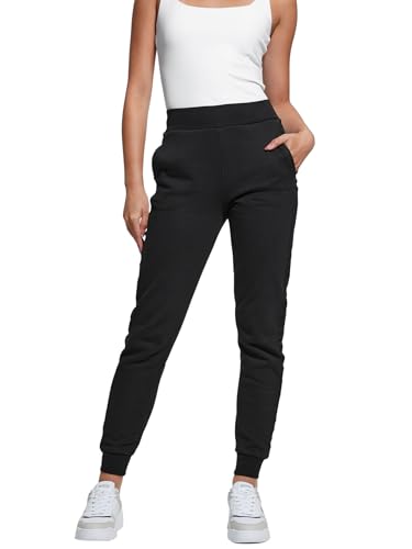 GUESS Damen Stacie Jogger, Schwarz (Jet Black), M von GUESS