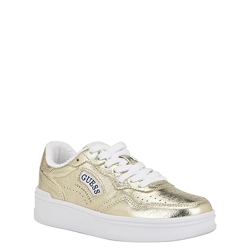 GUESS Damen Sybela Sneaker, Gold 710, 35 EU von GUESS