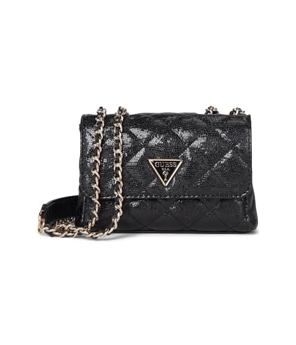 GUESS Damen Tali Mini Convertible Flap Klappe, Crossbody-Tasche, Schwarz von GUESS