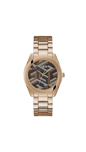 GUESS Damen Uhr Armbanduhr Cubed GW0607L3 Edelstahl Rosé GUESS Damen Uhr Armbanduhr Cubed GW0607L3 Edelstahl Rosé von GUESS