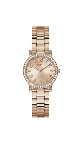 GUESS Damen Uhr Armbanduhr Fawn GW0686L3 Edelstahl roségoldfarben von GUESS
