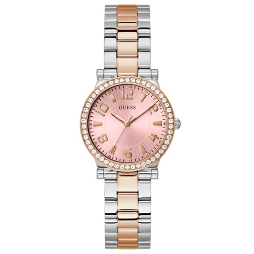 GUESS Damen Uhr Armbanduhr Fawn GW0686L4 Edelstahl Bicolor von GUESS