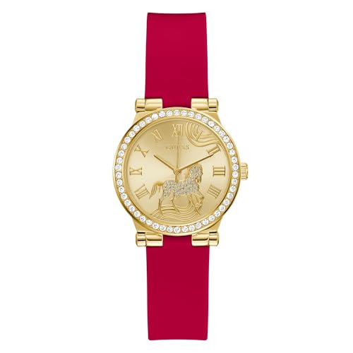 GUESS Damen Uhr Armbanduhr Fawn GW0937L1 Silikon von GUESS