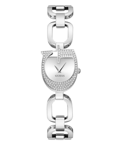 GUESS Damen Uhr Armbanduhr GIA GW0683L1 Edelstahl Silber von GUESS