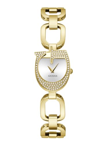 GUESS Damen Analog Quarz Uhr mit Edelstahl Armband GW0683L2 von GUESS