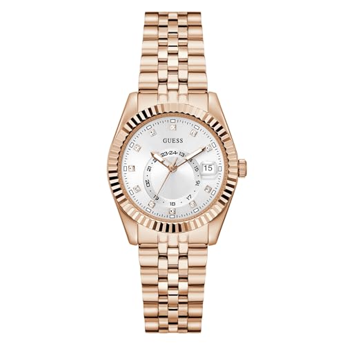 GUESS Damen Uhr Armbanduhr JADA GW0936L4 Edelstahl rotgold von GUESS