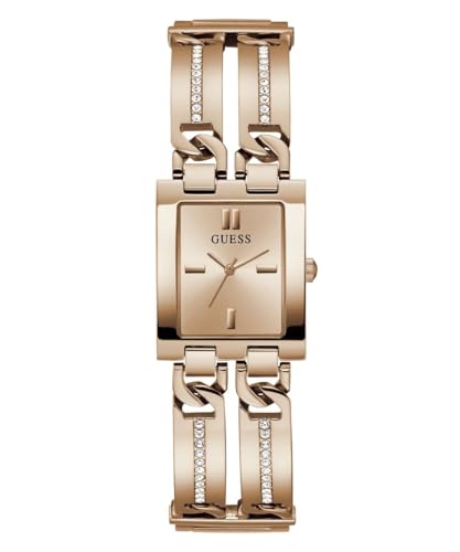 GUESS Damen Uhr Armbanduhr MOD ID GW0668L3 Edelstahl rotgold von GUESS