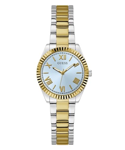 GUESS Damen Uhr Armbanduhr Mini Luna GW0687L4 Edelstahl Bicolor von GUESS