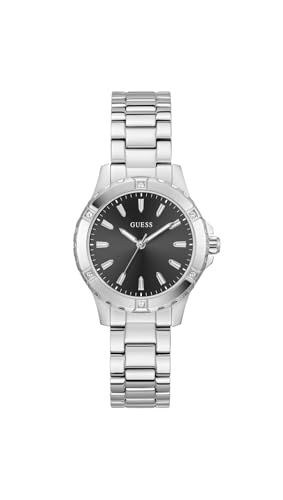 GUESS Damen Uhr Armbanduhr Mist GW0948L1 Edelstahl Silber von GUESS